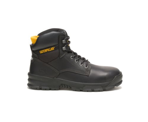 Black Caterpillar Mobilize Alloy Toe Men's Work Boots | LUGQO-3125
