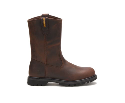 Brown Caterpillar Revolver Men's Work Boots | JFZWV-9452